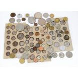 An interesting schoolboy collection of ancient and antique coins, along with other various coins,