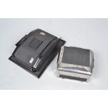 Two Medium Format Roll Film Backs, a Wista 6 X 9 back and a Zenza Bronica 6 x 6 chrome back, AF
