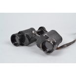 A Pair of E Leitz Wetzlar Binuxit 8 x 30 Binoculars, serial no 562183, body F-G, brassing, paint