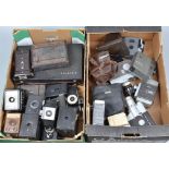 Various Cameras, including Conway Popular Model, Brownie flash B, no 2 Brownie box cameras, Agilux