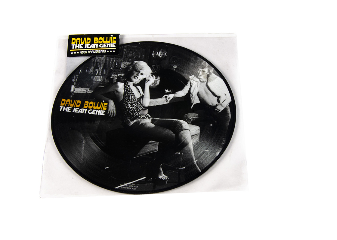 David Bowie Picture Disc, The Jean Genie - 40th Anniversary Picture Disc released 2012 on EMI (