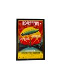 Led Zeppelin Poster, Celebration Day - framed and glazed poster for the London Concert 17th