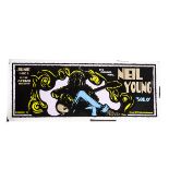 Neil Young / Jermaine Rogers Poster, two Evenings with Neil Young 'Solo' - Jermaine Rogers