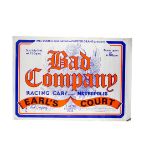 Bad Company Poster, Giant Earl's Court gig poster from 2nd July 1977, this being a joint promotion