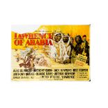 Lawrence of Arabia Quad Poster, UK Quad poster for the very first re-release of the film in 1963