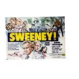 Quad Film Posters, Four UK Quad poster comprising Sweeney! (1977) with Frank Langford artwork, A