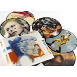 David Bowie Picture Discs, Fashions - ten 7" Picture disc set in plastic folder released on RCA 1982