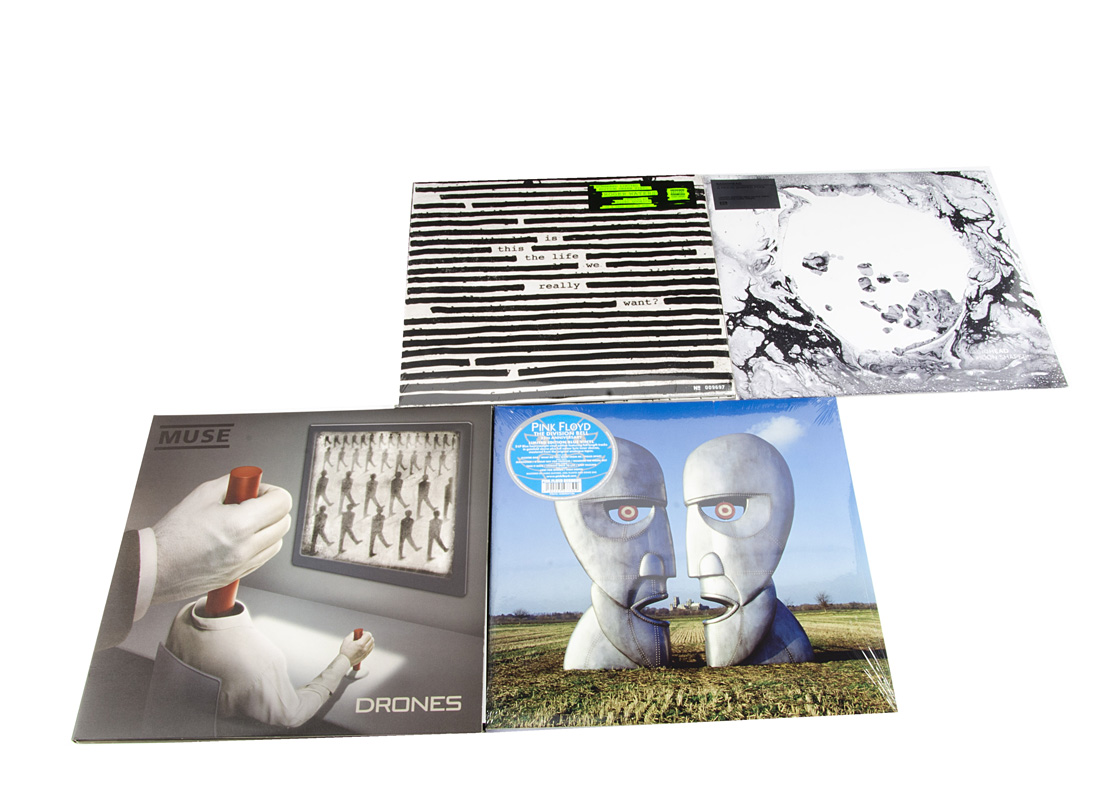 Progressive Rock LPs, four more recent Coloured Vinyl Double Album releases comprising Pink