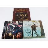 Neil Young / Signatures, three albums with signatures to the front comprising: Everybody Knows