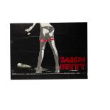 Salon Kitty Quad Poster, UK Quad poster for the 1976 Tinto Brass WW II film, folded with neat pin-