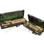 Mollenhauer Recorders, two wooden recorders purchased in the 1980s, alto and soprano - both in