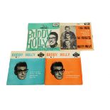 Buddy Holly EPs, four original EPs comprising No 1 (Tri centre EX-/EX-), No 2 (Tri Centre EX/EX-),