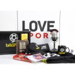 talkSport memorabilia plus, various talkSport radio memorabilia including T shirt (L), cap, f/g bag,