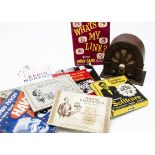 Radio Books & games, three books: Golden Age of Radio One, Pop Pickers & Music Vendors and Radio