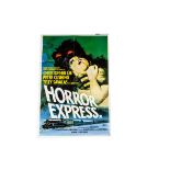 Horror Express Film Poster, UK Double-Crown sized poster for this cult 1972 horror starring Peter