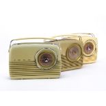 Radios, six vintage Bush radios, models VTR 103, VTR 103C, TR 82B x 2, TR 82 Dl & TR 82B, various