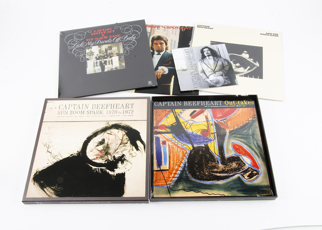 Captain Beefheart Box Set, Sun Zoom Spark: 1970 to 1972 - 4 Album Box Set released 2014 on Rhino (