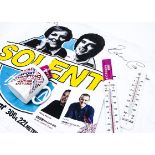 Radio Solent memorabilia, a large plastic sign measuring 137cm x 19cm advertising BBC Radio Solent