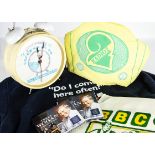 Radio 2 Memorabilia, mixed memorabilia including Wake up to Wogan clock & sweat shirt (XL) two Wogan