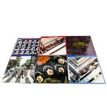 Beatles / Solo LPs, twelve albums comprising A Hard Days Night, Abbey Road and Rubber Soul (all from