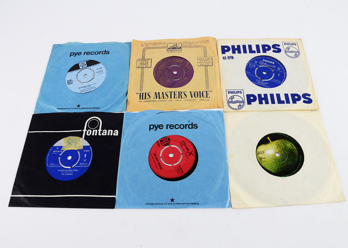 Sixties 7" Singles, fourteen 7" singles, mainly from the Sixties with artists including The