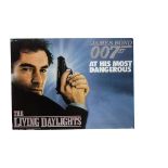 James Bond Poster, The Living Daylights (1987) - British Quad Advance film poster for the first