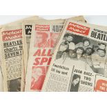 Melody Makers 1962 / 1963 / 1967, approximately thirty-three copies of Melody Maker all from 1962,