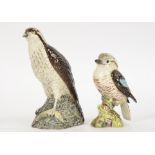 A Beswick kookaburra, no1159, height 14cm, together with a Beswick Osprey decanter for 1977