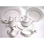 An extensive Royal Albert china Chantilly pattern tea coffee and dinner service, with twelve