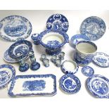 A substantial quantity of 20th Century blue and white china, including a Masons Vista pattern