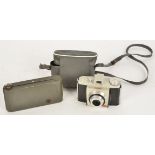 A Kodak Coloursnap Bantam camera, together with a Ensign Greyhound camera, Houghton-Butcher circa