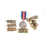 A Royal Artillery National Service medal, awarded to GNR P.J Swadling (22447905), in fitted NSM box,