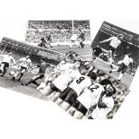 Tottenham Hotspur, 10 black and white press photographs from the Milk Cup Final 1982 against