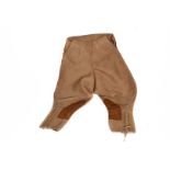 A pair of brown breeches, unnamed