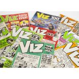 A collection of Viz comics, together with Spiderman, Oink and 2000AD comics (parcel)