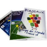 A collection of eleven World Cup France 1998 posters, together with a group of eight '98 World Cup