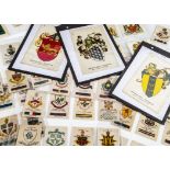 Heraldic and Coats of Arm Silk Issues, various issues including a set Wills Crests and Colours of