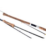 Two Normark fishing rods, comprising Norboron 10' fly and CS1142, both two piece (2)