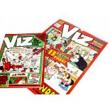 A No.15 1985 Viz Christmas comic, together with Viz no.11 and a Viz 1993 calendar for 13 months (3)