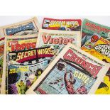 A large collection of 1970s and 1980s comics, to include Marvel, Buddy, The Topper, Victor, Spider-