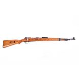 A Deactivated WWII German K98 bolt action rifle, dated 1938, S/237, various other stamps throughout,