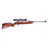 A Webley & Scott Xocet .177 cal air rifle, serial 904277, with Simmons 3-9x40 scope, complete with