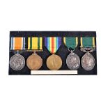 A WWII Royal Artillery medal group, awarded to Corporal R.A McCreadie (2978), comprising War,