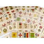Silks Depicting Medals and Military Banners, Wills War Medals (71 M), all with paper backs, Major