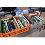 An extensive accumulation of fishing related books, comprising various subject matters, including