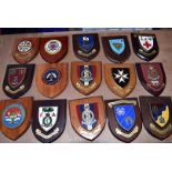 An assortment of medical regimental wall plaques, to include, Ham Green Hospital, 223 (Durham) Field