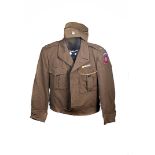 A group of Airforce jackets, to include the British RAF, German and USAAF (with side cap), with