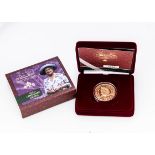 A modern Royal Mint UK 2000 Gold Commemorative Crown, celebrating Centenary Year of the Queen