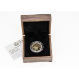 A modern Royal Mint The 4th Olympiad London 1908 Gold Proof £2 coin, in fitted box with