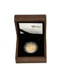 A modern Royal Mint The 2009 UK Charles Darwin £2 Gold Proof Coin, in fitted box with certificate